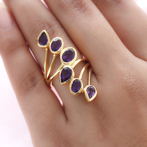 Afrikanischer Amethyst-Ring - 2,95 ct. image number 3