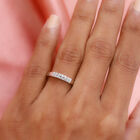 Diamant Band Ring 925 Silber Platin-Überzug image number 2