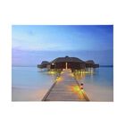 Name:LED+30fiber canvas art - beach terrace Products Size:30*40cm, frame thickness 1.5cm N.w./G.w.:4.5/5.2 kg Material: MDF+CANVAS Color: Multicolor Battery: 2XAA (excluded)