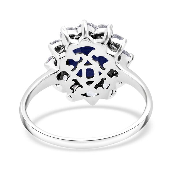 D'Joy Masoala Saphir und Zirkon Ring - 6,46 ct. image number 5