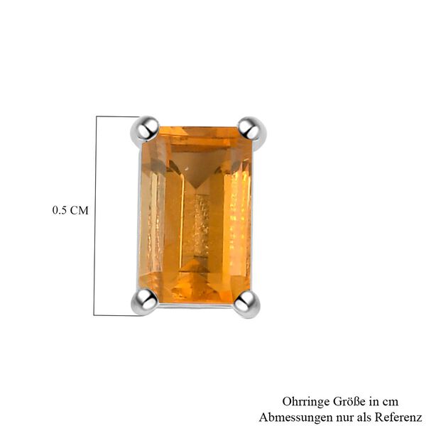 Salamanca Feueropal-Ohrringe, 925 Silber platiniert ca. 0,40 ct image number 5