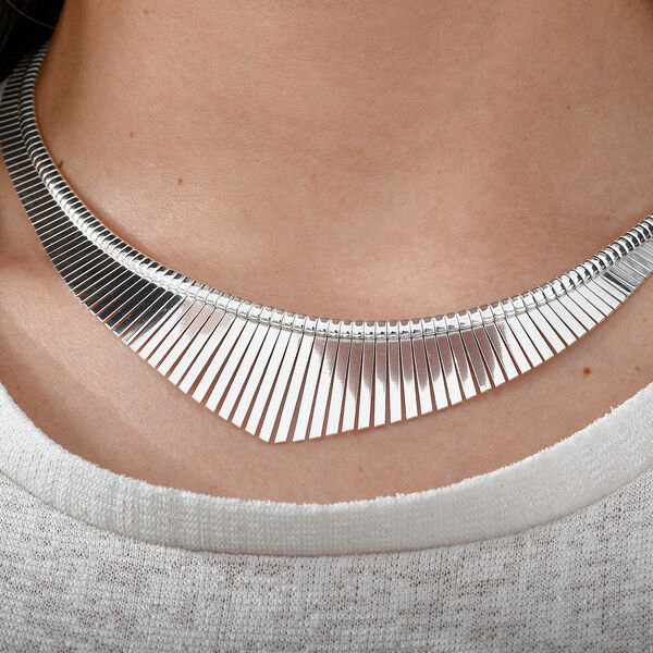 Große Kleopatra-Halskette in 925 Silber 45cm image number 2