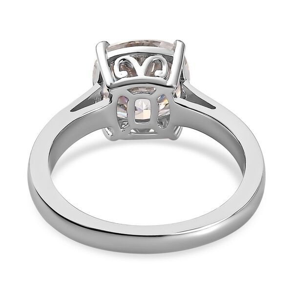 Moissanit Solitär Ring - 3,16 ct. image number 6