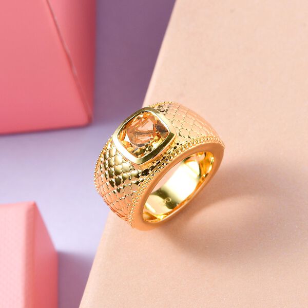 Citrin Ring in Goldton - 1,93 ct. image number 2