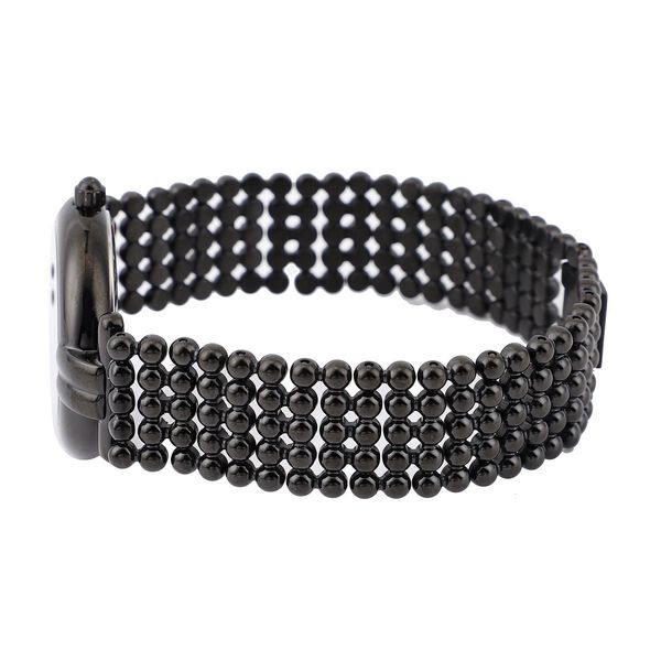 EON 1962 - Edle Armbanduhr mit nat&uuml;rlichen Champagner Diamanten, 8.5 cm, schweizer Uhrwerk, Edelstahl ca. 0.12 ct image number 4