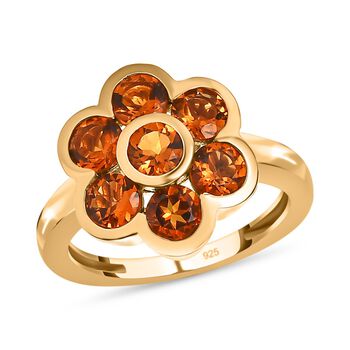 AA Madeira Citrin floraler Ring - 1,60 ct.