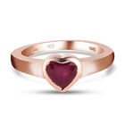 Afrikanischer Rubin-Herz-Ring - 1,16 ct. image number 0