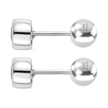 Mosambik Granat Ohrringe, 925 Silber rhodiniert - 0,70 ct.