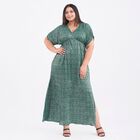 Tamsy - Plissee-Abendkleid, One Size, Gr&uuml;n