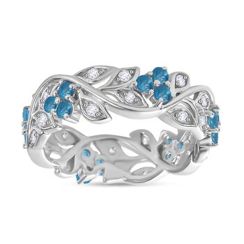 ALLORO AA Neon Apatit und Zirkon Ring - 0,99 ct.