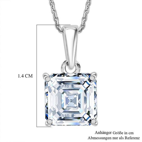 D'Joy Moissanit Anh&auml;nger mit 50cm Kette - 1,90 ct. image number 6