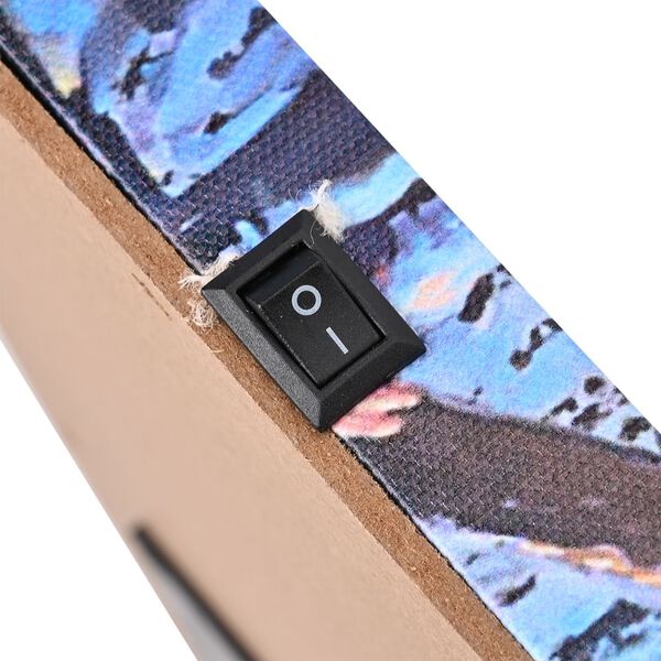 Gem&auml;lde mit Winterdruck und LED image number 4