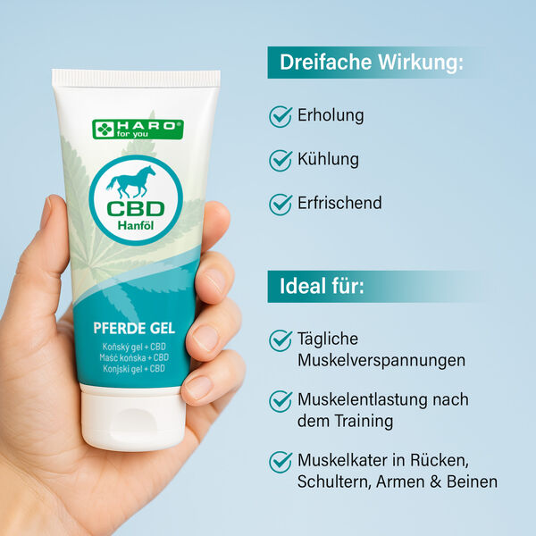 CBD - Pferdegel, 100ml image number 4