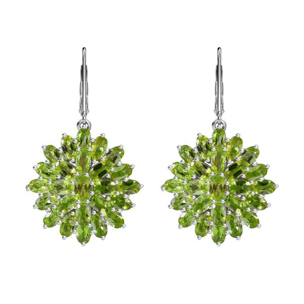 AA Peridot Ohrringe - 12,15 ct.