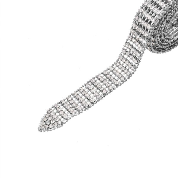 Kristallgürtel, L120cm, silberfarben image number 5