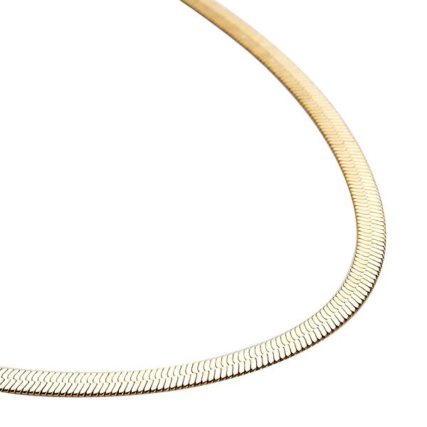 Seidige Fischgr&auml;ten-Gliederkette, 45cm image number 4