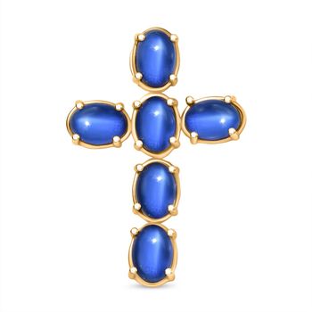 D'Joy Aurora Mondstein Anh&auml;nger, 925 Silber platiniert - 5,84 ct.