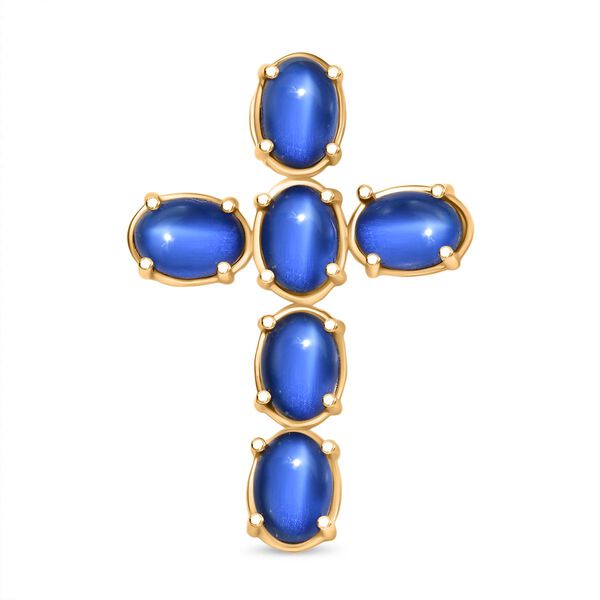 D'Joy Aurora Mondstein Anh&auml;nger, 925 Silber platiniert - 5,84 ct.