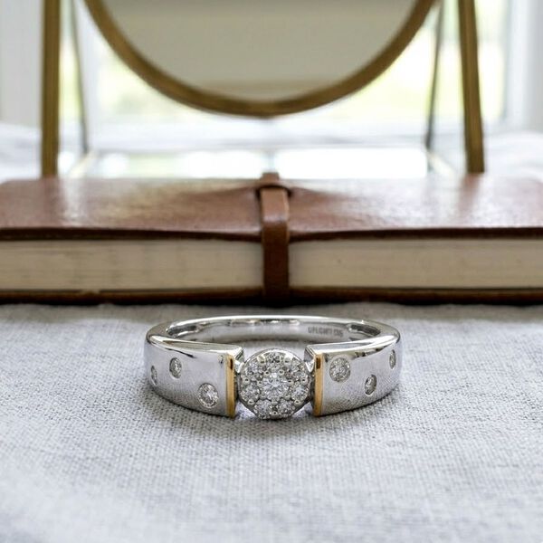 LUXURIANT SI-GH Labor Diamant SI-GH Ring, 925 Silber rhodiniert - 0,25 ct. image number 1