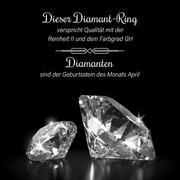 wei&szlig;er Diamant L1 Ringe 585 Gold Wei&szlig;gold vergoldet ca 2.50ct image number 3