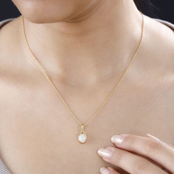 AA Natürlicher, äthiopischer Welo Opal-Anhänger - 0,86 ct. image number 8