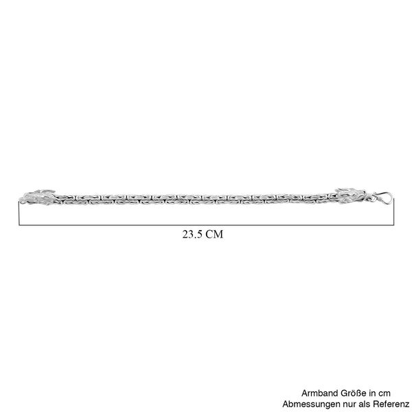 Royal Bali Kollektion - Drachenkopf Armband in 925 Silber image number 5