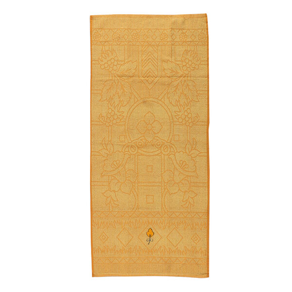 2er-Set Badetuch mit Stickerei, Beige image number 4