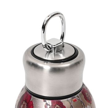 LIVMORE - Isolierflasche aus 316L Edelstahl mit Doppelwand und Motiv Schmetterling, f&uuml;r hei&szlig;e und kalte Getr&auml;nke, 260 ml