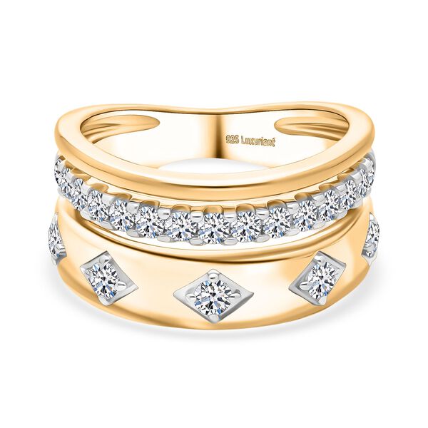 LUXURIANT SI-GH Labor Diamant Ring im Stacking-Stil - 1 ct. image number 0