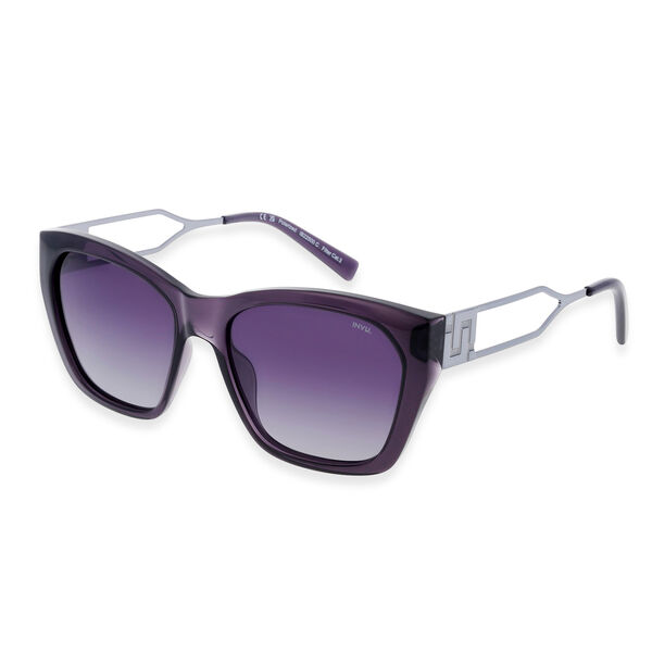 SOLE UND LUCE Swiss Eyewear Sonnenbrille, Ultra Polarisierte Gl&auml;ser, UV400 Schutz, Violett Silber
