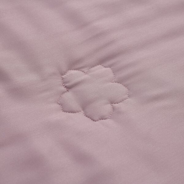 Serenity Night - 100% Bambus-Steppdecke mit Bambusfüllung, temperaturausgleichend und hypoallergen, 135x200 cm, Puderrosa image number 4
