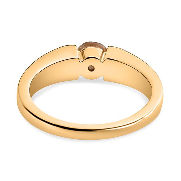 AA natürlicher, goldener Tansanit-Ring - 0,50 ct. image number 6