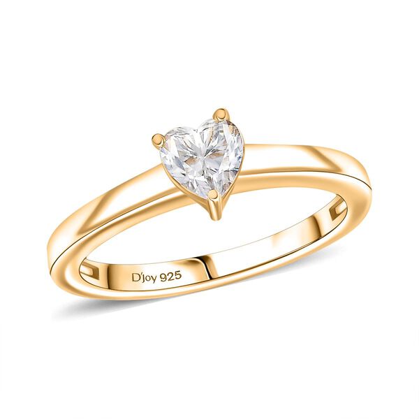 D&rsquo;Joy Moissanit Schmuckset, 925 Silber 750 Gelbgold Vermeil - 1,46 ct. image number 3