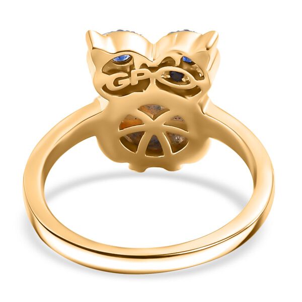 GP Trionfo Kollection- Labradorit, Kyanit, Zirkon und Kanchanaburi blauer Saphir-Ring - 4,88 ct. image number 6