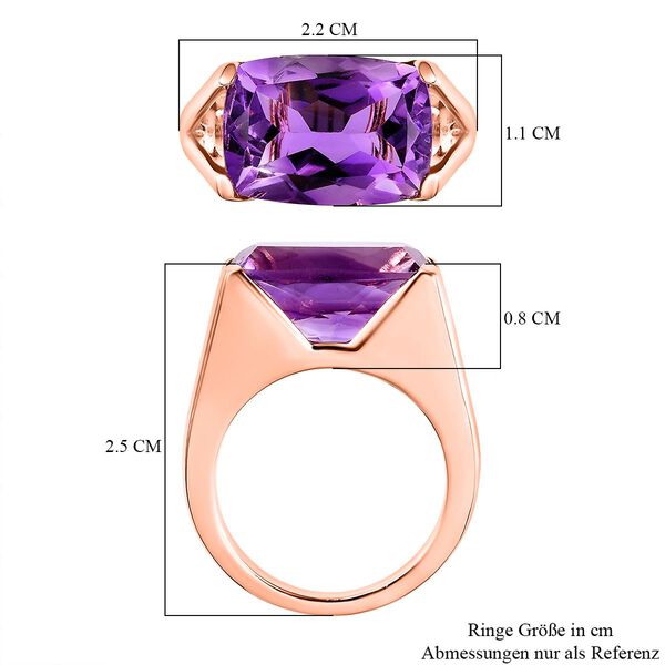 AAA Rose De France Amethyst Ring - 6,55 ct. image number 7