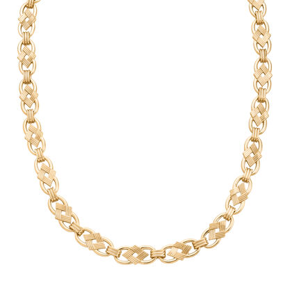 Gelb Halskette ca. 52 cm ca. 49,10g