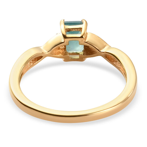 Nat&uuml;rlicher Grandidierit und Zirkon-Ring - 0,62 ct. image number 6