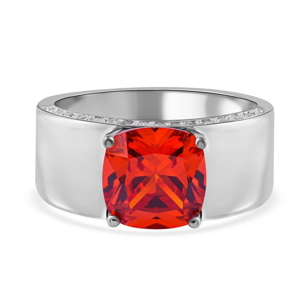LUSTRO STELLA orange und weißer Zirkonia-Ring - 6,49 ct. image number 0