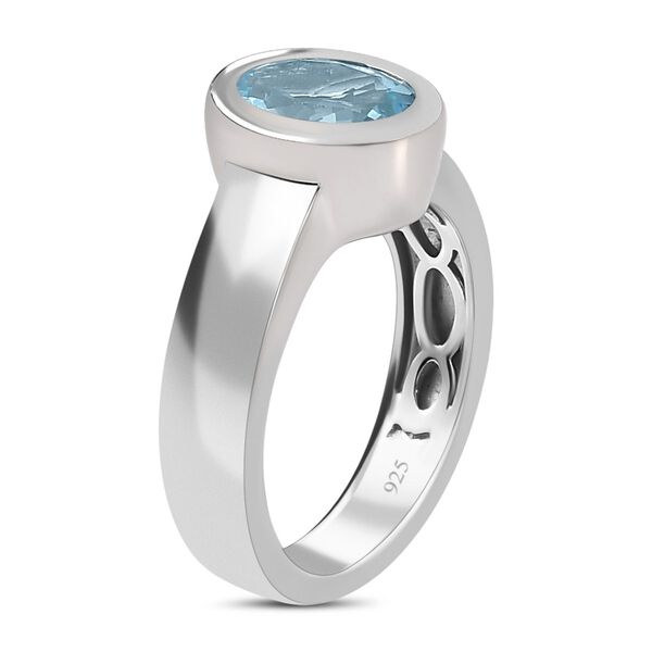 AAA Espirito Santo Aquamarin Ring, ca. 1.36 ct image number 5