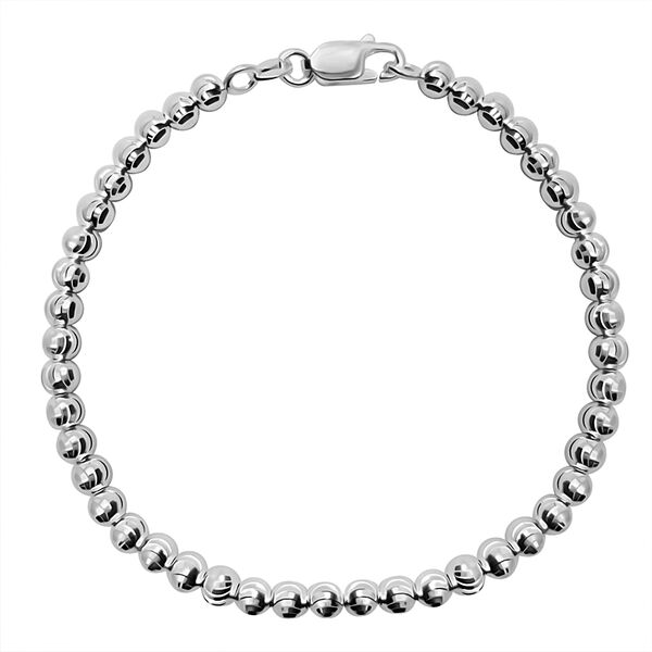 925 Silber rhodiniert Armband, ca. 19 cm, ca. 5,92g