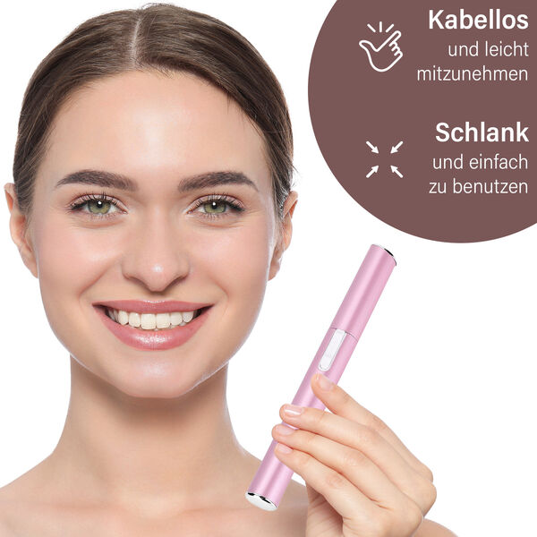 BEAUTECH elektrischer Augenbrauen-Haarentferner, Rosa image number 2