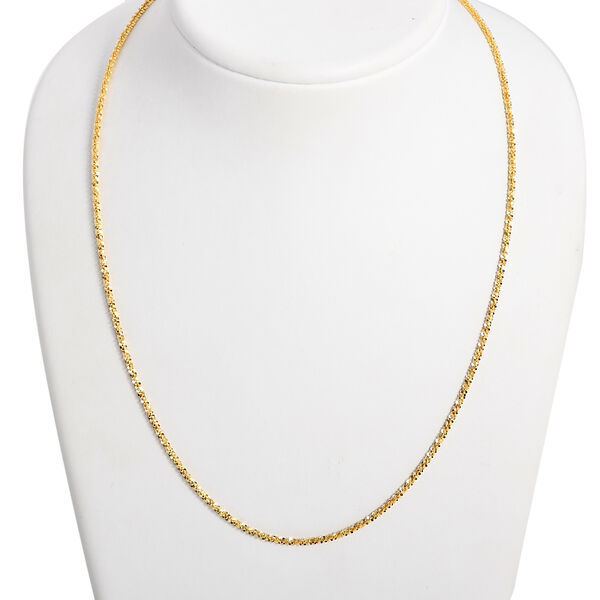 Kette, 60cm, 925 Silber vergoldet image number 1