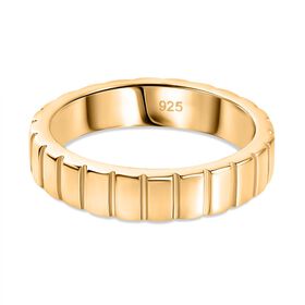 925 Silber 750 Gelbgold VermeilRing (Größe 18.00) ca. 4,95g