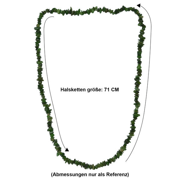 Nephrit Halskette 70 cm ca. 355.00 ct image number 6