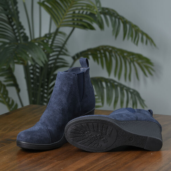 LA MAREY - Damen Stiefel, Gr&ouml;&szlig;e 36, Dunkelblau image number 3