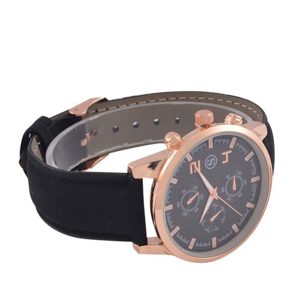 STRADA - Japanisches Uhrwerk, Wasserdicht, Ros&eacute;gold Beschichtung, 23 cm image number 5