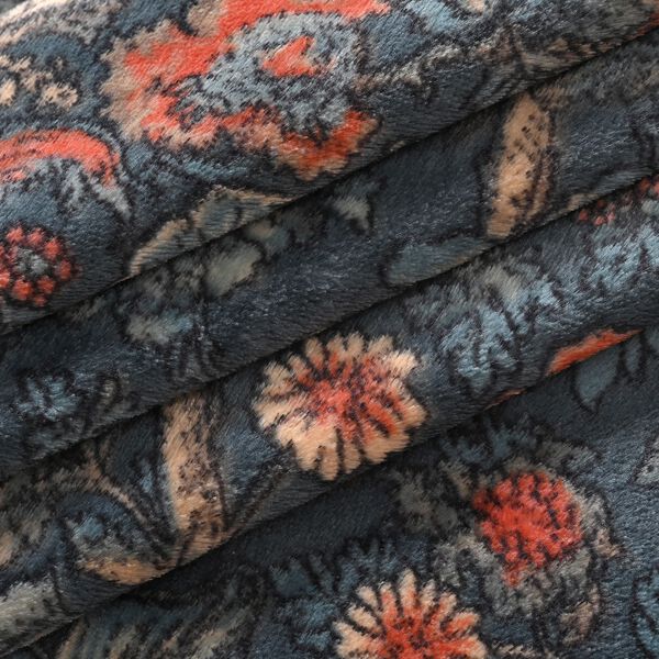 Luxuriöse Sofaüberwurf Decke, 100% Polyester, dunkelgrün image number 5