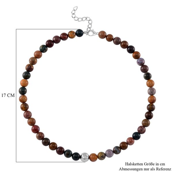 Ozean Jaspis Halskette, 50 cm - 365 ct. image number 5