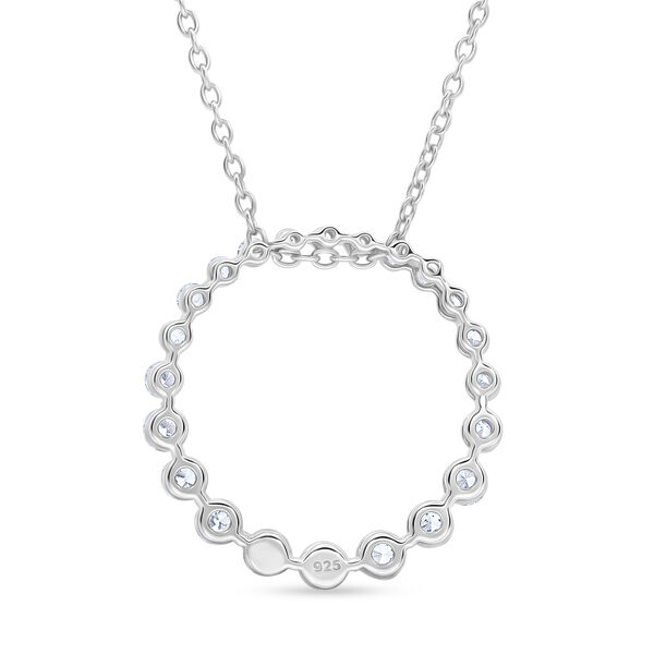 LUXURIANT DIAMOND - Lab Grown Diamant SI-GH SGL zertifiziert Schmuckset ca. 50 cm 925 Silber Rhodiniert ca. 1,00 ct. image number 4