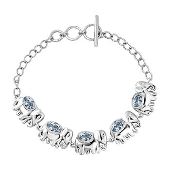 Himmelblaues Topas-Armband, 16,5 cm - 2,95 ct.